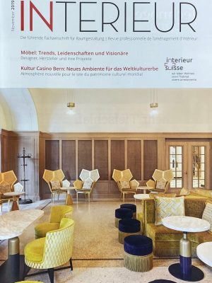 Interieur November 2019 Kolumne Zeitgeist: "Die Wand ist auch ein Accessoire"